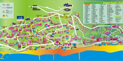 ทองชายหาดบัลแกเรียนแผนที่