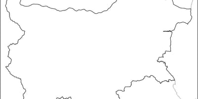 แผนที่ของบัลแกเรียนแผนที่เส้น