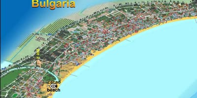แผนที่คาชายหาดบัลแกเรีย name